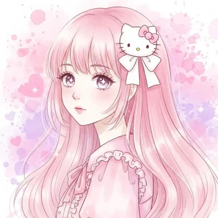 Shinora's avatar: an anime girl with long pink hair and a white bow
